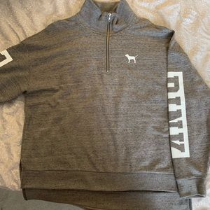 PINK Quarter Zip Sweater